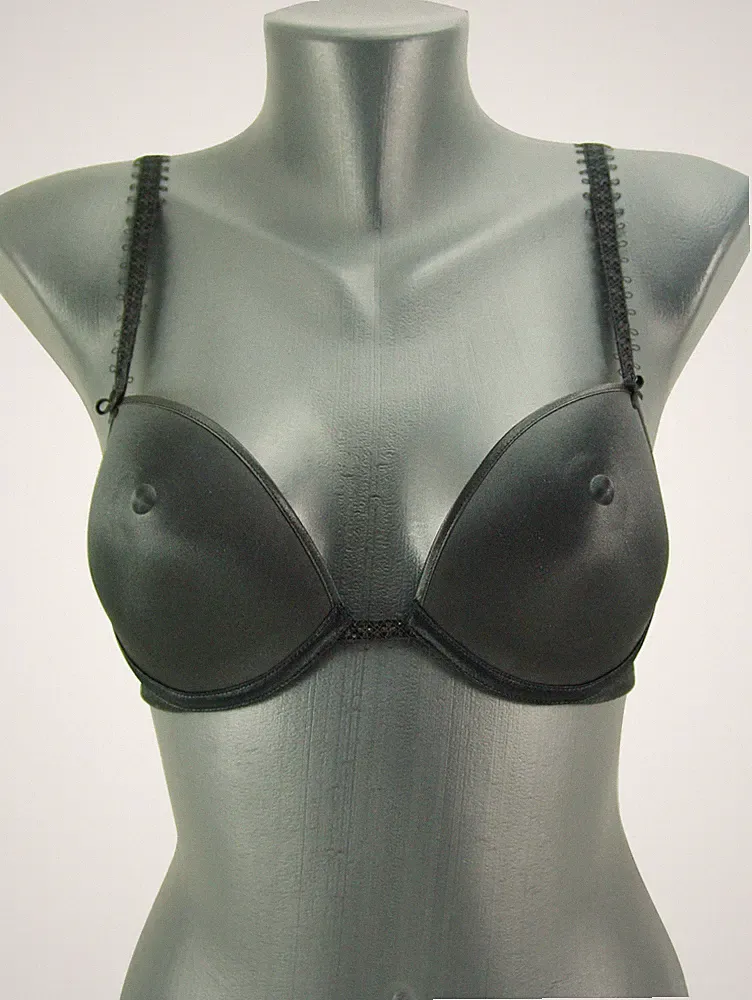 Eleganter Wonderbra EKSTASE PUSH Up BH Schwarz A B C Cup Bügel BH 70 75 80 Bra