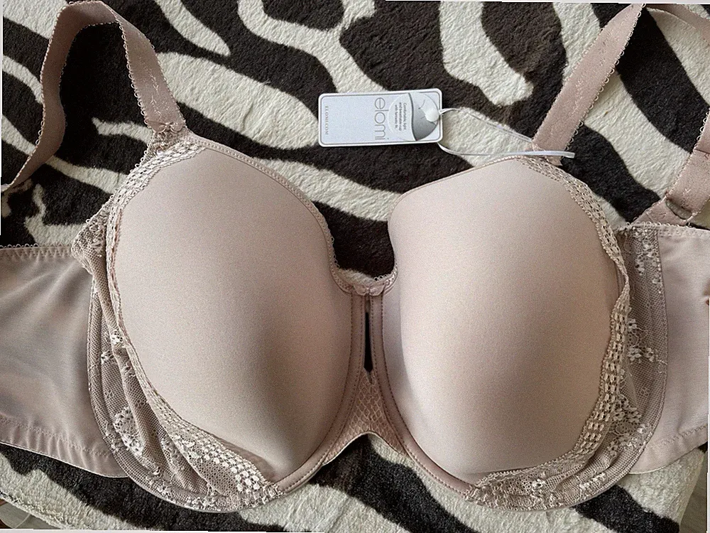 Elomi Charley Spacer BH Gr. EU 90K UK 40H Haut Beige Nude NEU mit Etikett leicht