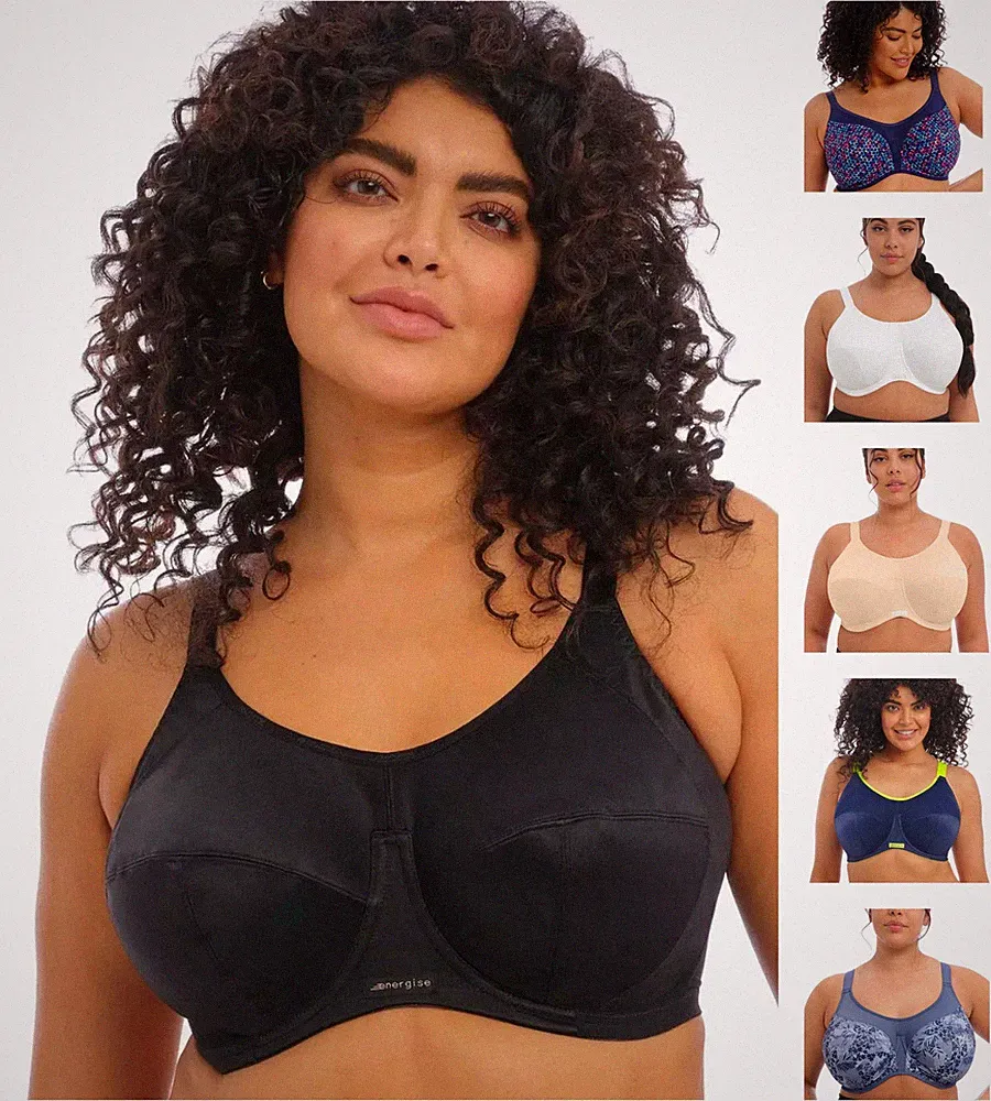 Elomi Energise Sport BH Bügel Vollschale ungepolstert Damen Sportbekleidung 8042