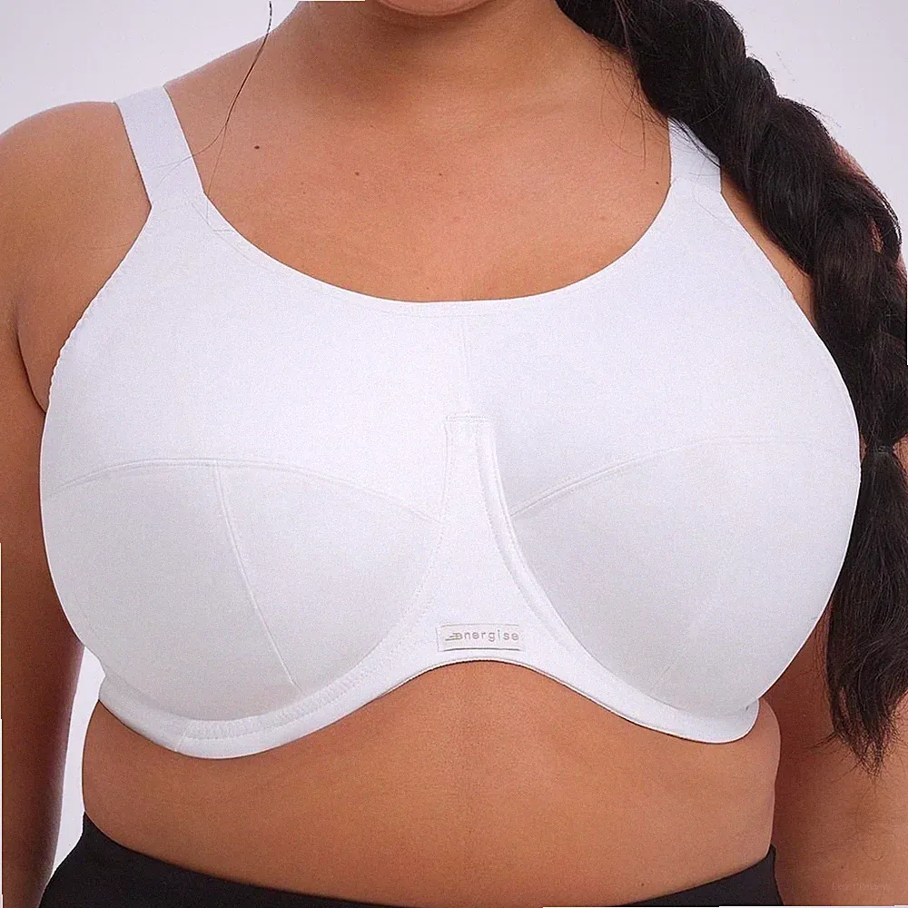 Elomi Energise Sport BH weiß Gr.42DD Bügel Vollschale Seitenstütze 8041