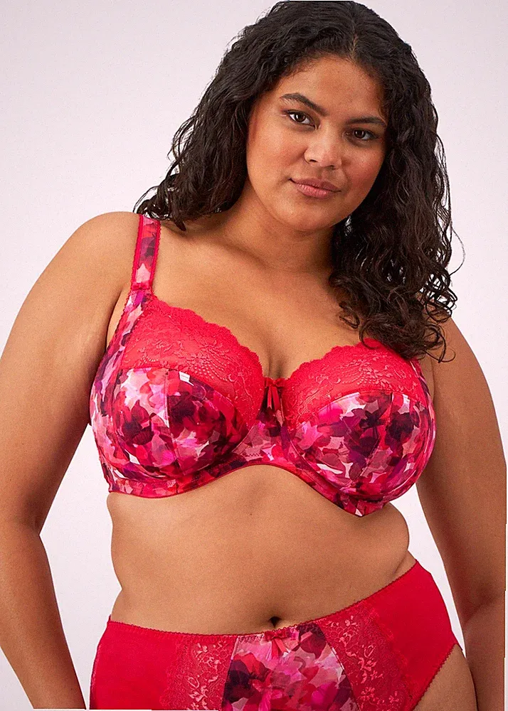 Elomi Seitenstütz BH Morgan Berry Crush LETZTE GRÖSSEN 36DD 38DD 40DD