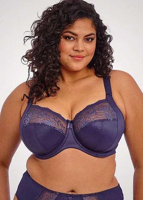 Elomi Seitenstütz BH Morgan Größe 32H 36GG 36H 40G 40H 40HH Farbe: Midnight