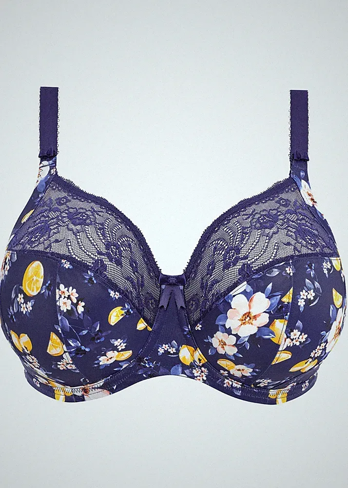 Elomi Seitenstütz BH Morgan Sicilia Größe 36E 46DD Farbe: Navy