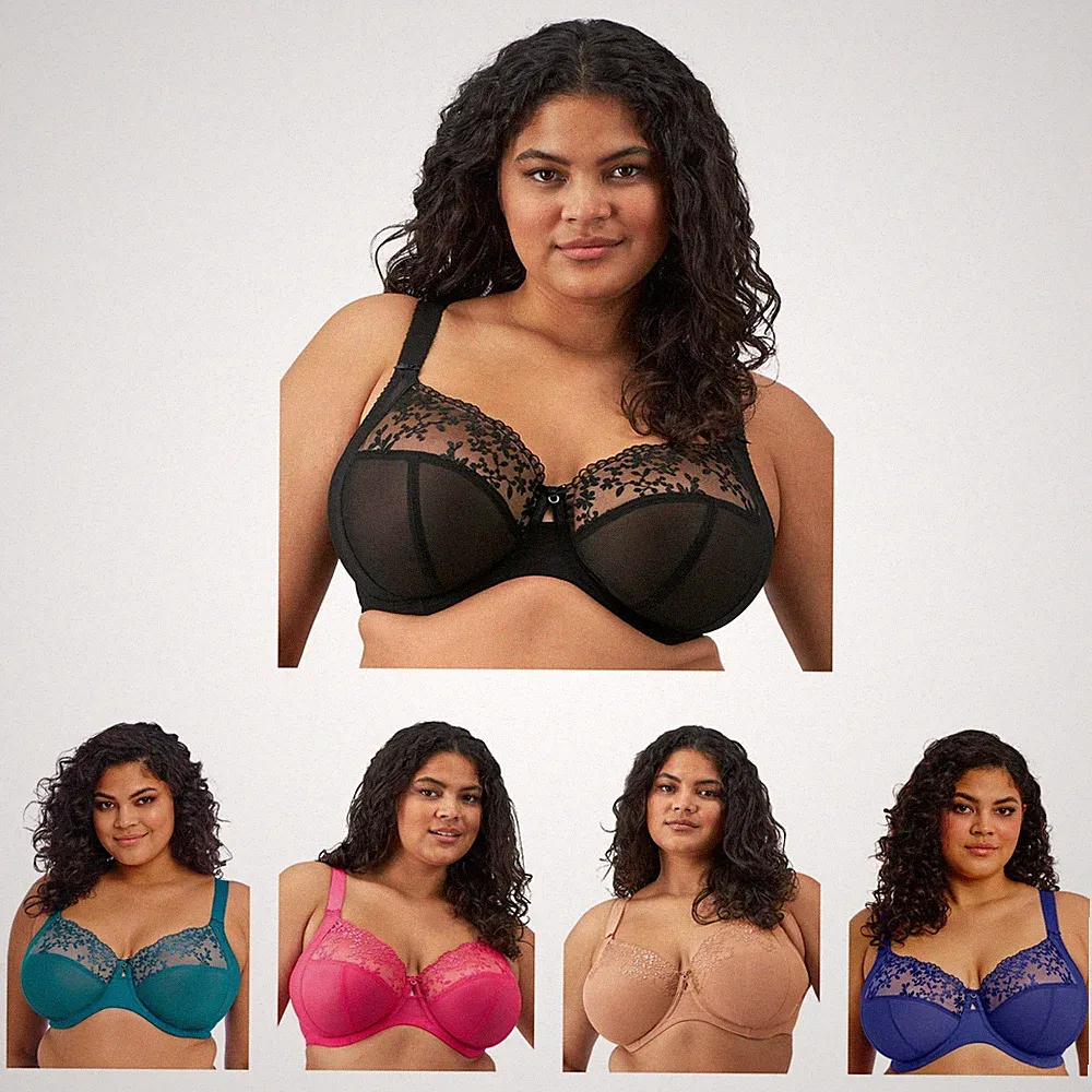 Elomi Zarla BH Bügel ungepolstert Vollschale Damen Vollfigur Dessous 302505