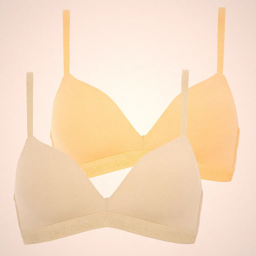 EMPORIO ARMANI Damen BH Triangel-BH Padded Triangle Bra Microfiber