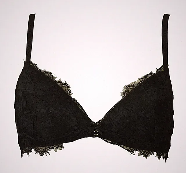 EMPORIO ARMANI Damen-Triangel-BH mit Polsterung, ohne Bügel, verstellbarer Spitz
