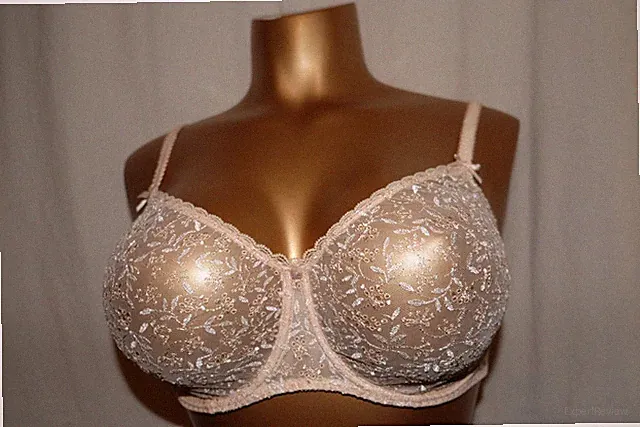 EMPREINTE transparenter Bügel-BH AURORE 07196 Tüllspitze sable dore beige EU