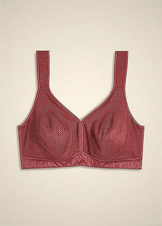 Entlastungs BH ohne Bügel Gr. 110 Cup C Waldbeere Damen Unterwäsche Neu