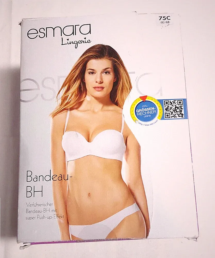Esmara - Bandeau-BH 75C - weiß