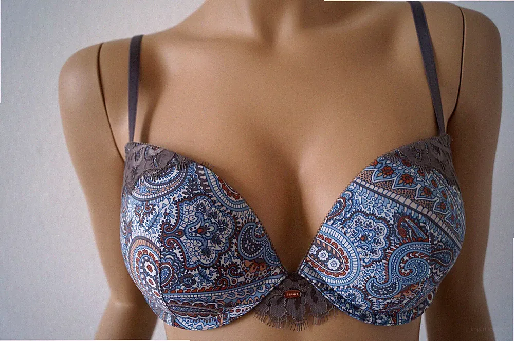 ESPRIT Push-up-BH Damen Gr. 75 CUP: C Paisley NEU
