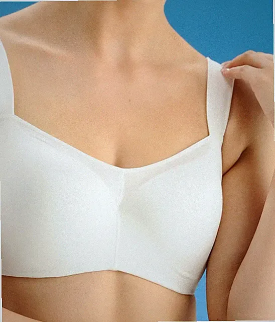 Eve Lace Donna Damen Nahtloser Bügel-BH Leicht Gepolstert 90 Cup G Vanille