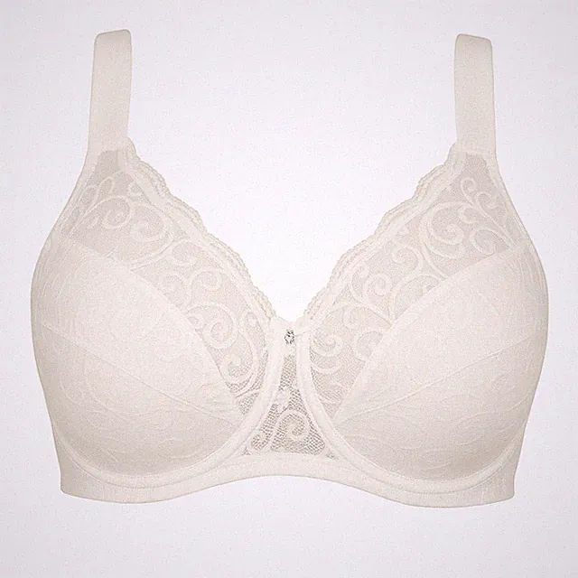 EVELACE Damen BH mit Bügel gepolstert Christine Größe wählbar Ivory