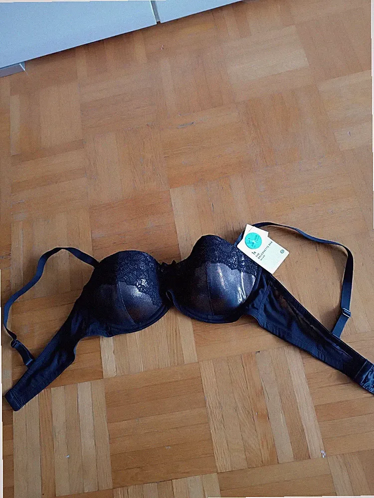 Family Push up BH 85B, neu, sexy, Spitze, in blau