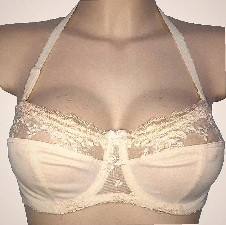 Fantasie CALLY Bandeau Bügel BH Gr.70D UK 32D multiway Trägerlos in Vanilla 7930