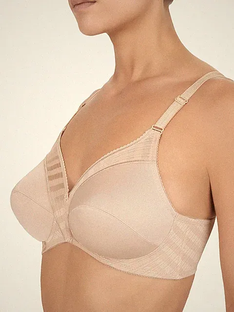 Felina BH ohne Bügel 376 Weftloc Schwarz Weiss Champagner Sand Schiefer