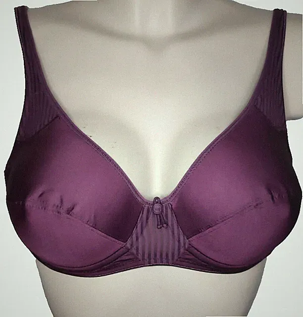 Felina Bügel-BH 599 Gr.75B UK 34B in Winerot Bra Vollschalen
