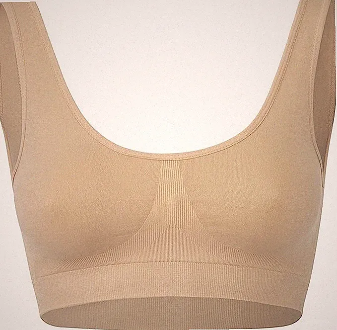 Form Soft BH ohne Bügel Sport Top BRA Bustier Seamless Microfaser haut