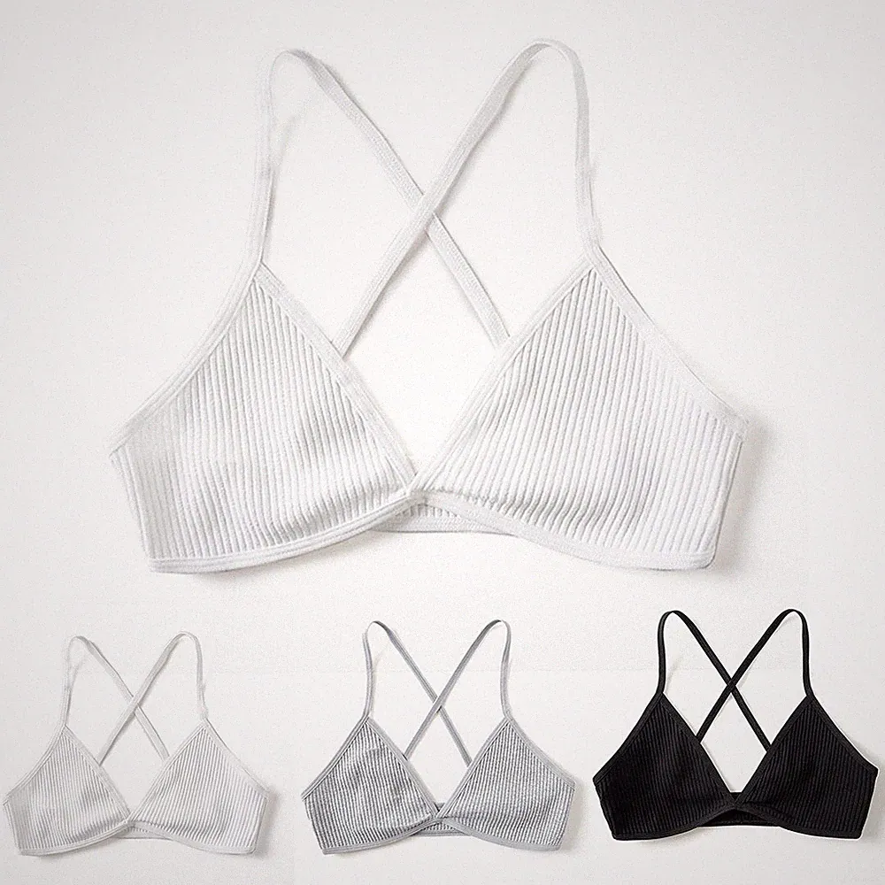 Einfarbig Bralette