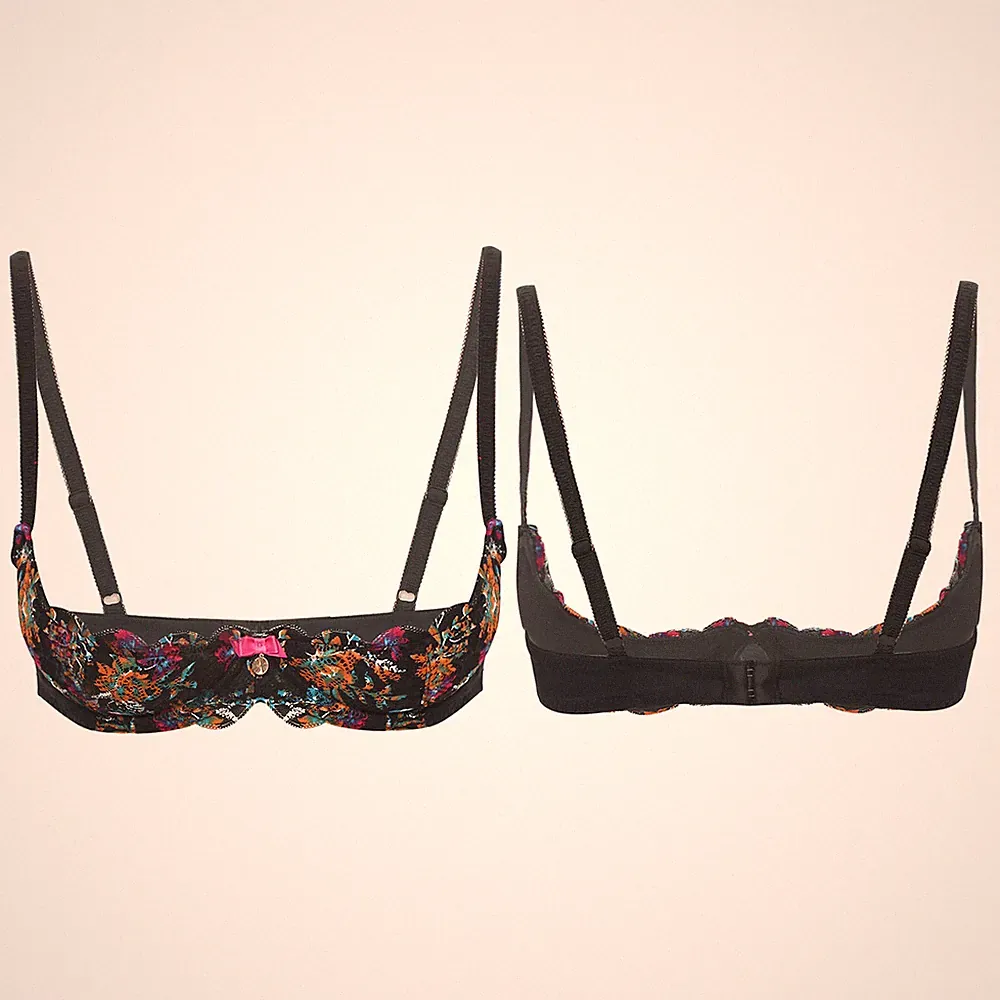Frauen Tops Durchschauen Bustier Balconette BH Korsett Nachtwäsche Dessous Sexy