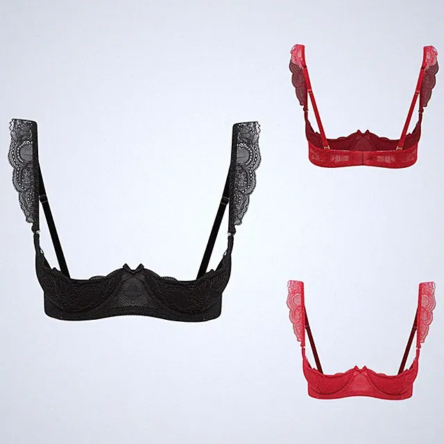 Frauen Unterwäsche Blumen Spitze Clubwear BHs Erwachsene Bralette Stiftnippel