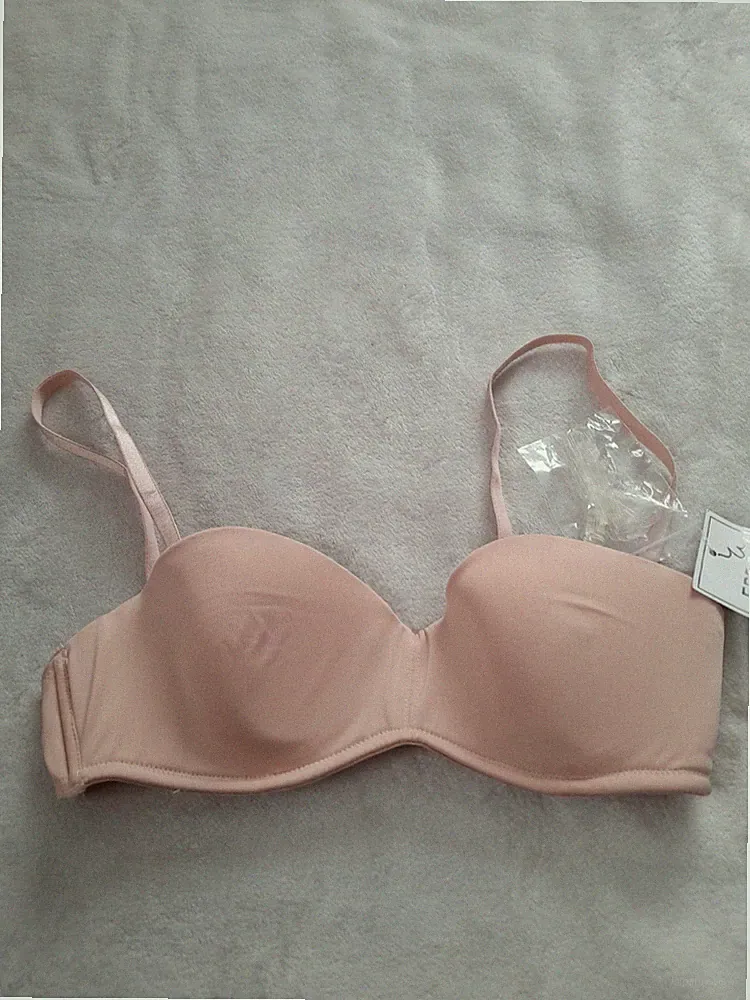 Free Damen Bh Bandeau Abnehmbare Träger Natur Größe 70C JP429