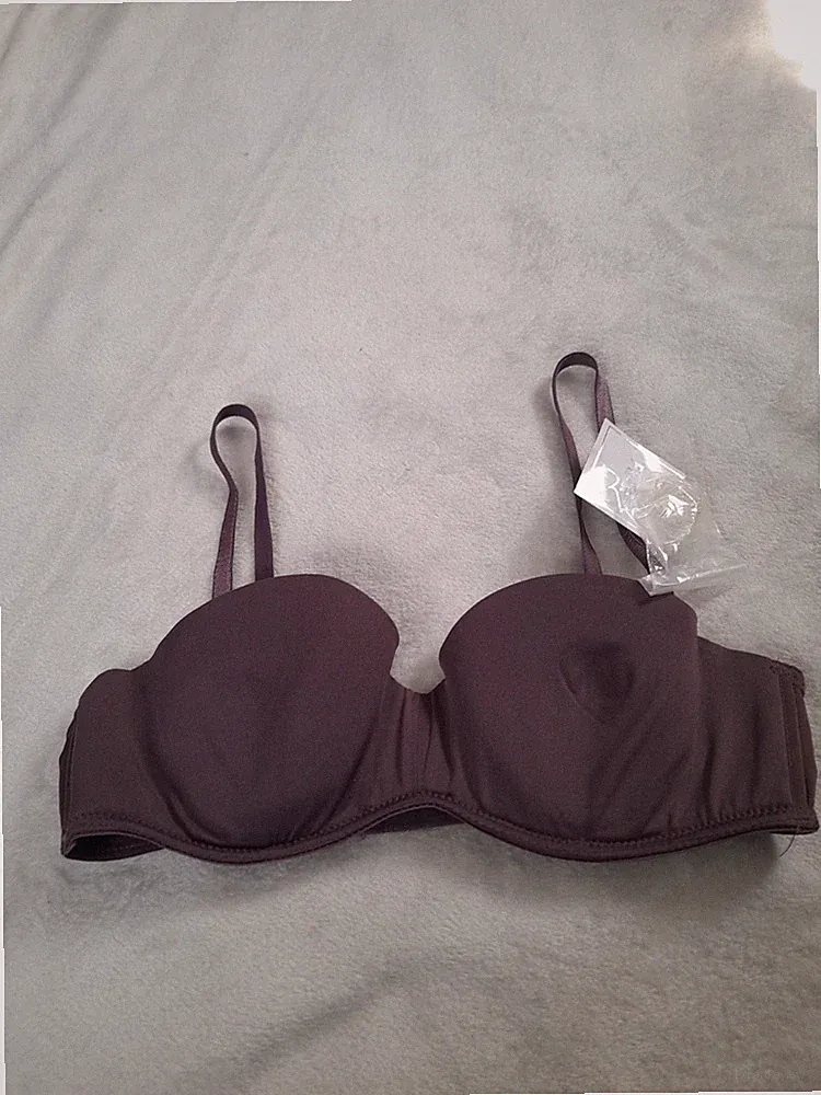 Free Damen Bh Bandeau Abnehmbare Träger Taupe Größe 75B JP425