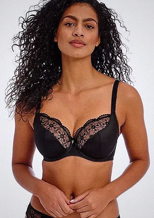 Freya Hallie Buegel Push-Up Balconette BH Schwarz 34DD (fmn81-6)
