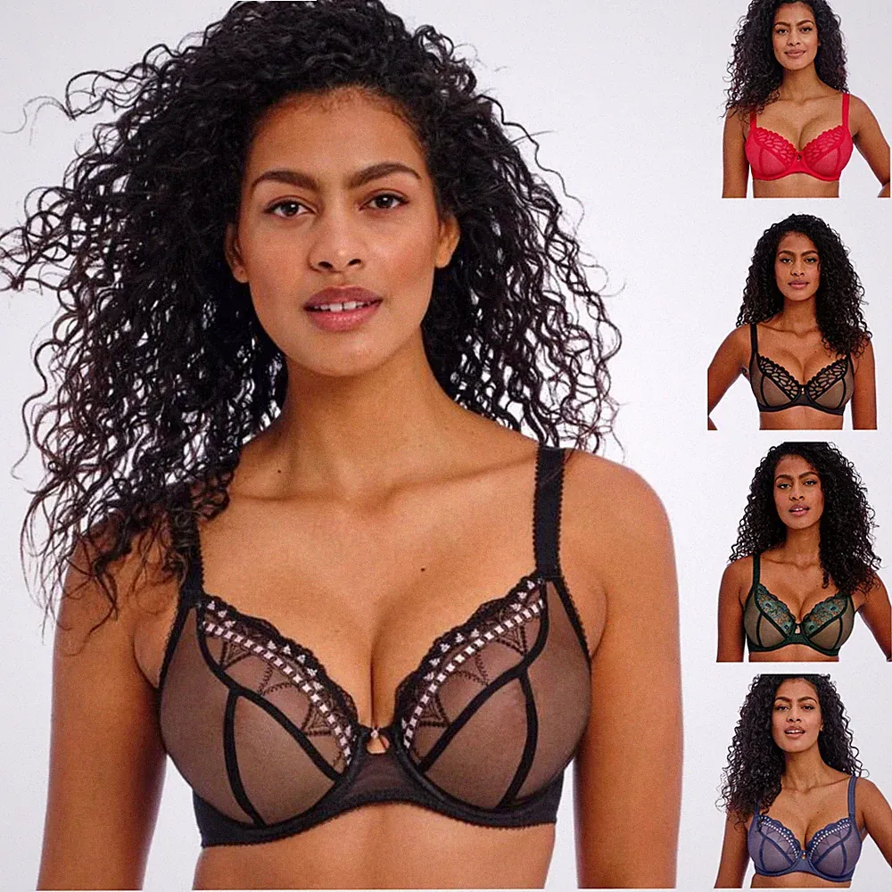 Freya Loveland BH Plunge Bügel ungepolstert sexy transparent Damen BH 401002