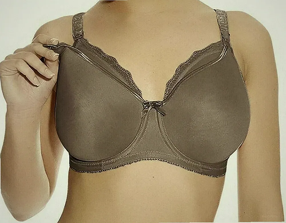 Freya Pure Still BH 34E Drop Cup Ombre Braun Bügel Gepolstert Vollschale 1581