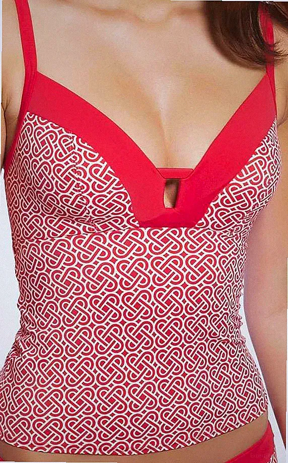 FREYA ~ RIVIERA WEICHES DREIECK TANKINI-BIKINI-BH + KURZES SET - ROT ** VERSCHIEDENE GRÖSSEN*
