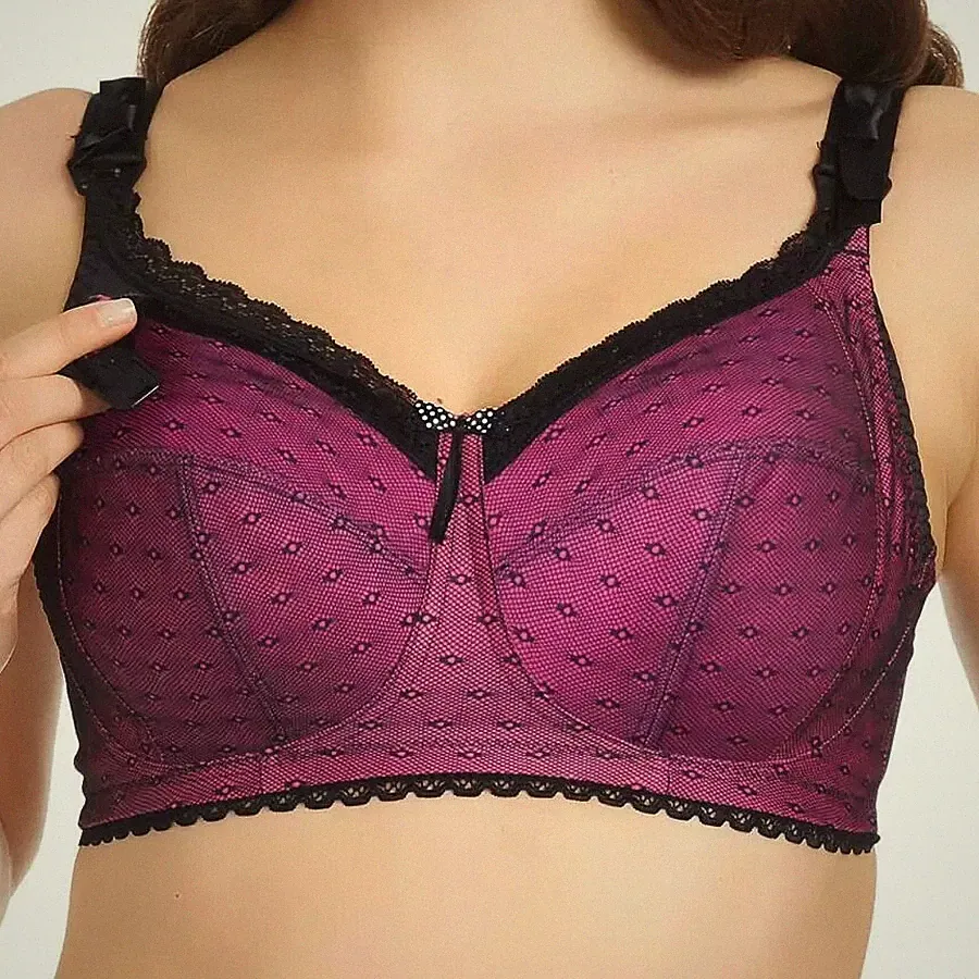Freya Rosie Still BH Fuchsia Rosa Gr. 36D Fütterung Bügelfrei Drop Cup 1212