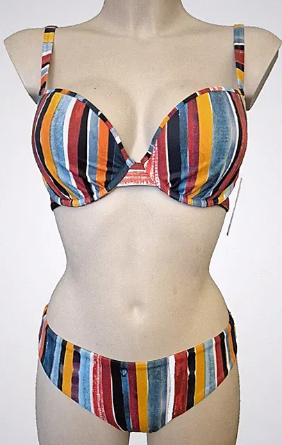Freya Swim Bali Bay Schalen Bügel BH Bikini SET Gr.65E UK 30DD + Badeslip S