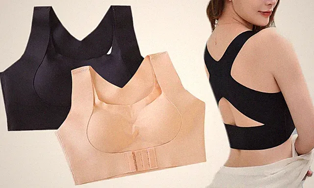 Front Buckle Support Bra - Damen Seamless Wireless Comfort Bra for Daily Wear