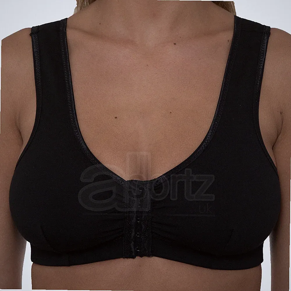 Frontverschluss BH Cotton Rich Damen ohne Bügel ungepolstert weich Stretch UK Größe