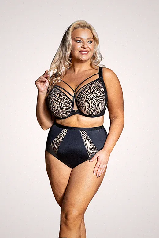 Full-Cup-BH für große Größen, weich, Modell „Queen“, beige, von Kris Line