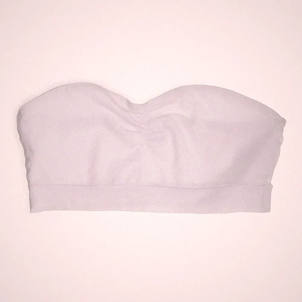Gina Tricot, Bandeau-BH, Größe: M, CAILYN BANDEAU, Weiß, Baumwolle/Elasthan #U30