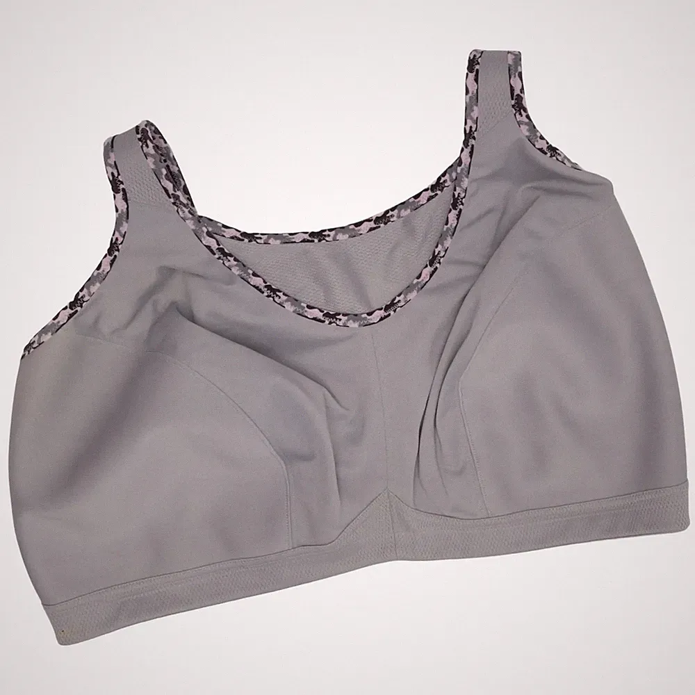 Glamorise, Sport-BH, Größe: 105I, Grau, Elasthan/Polyamid/Polyester #G7a
