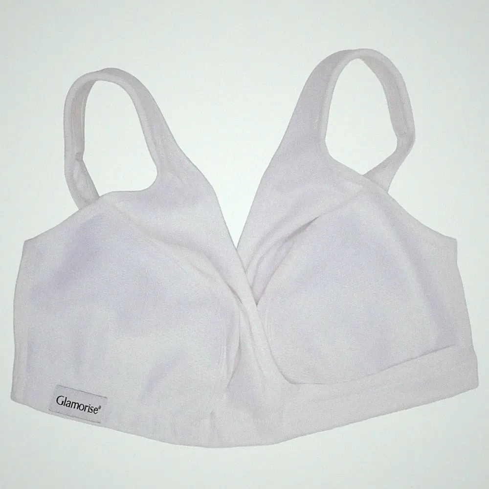 Glamorise, Sport-BH, Größe: 62, Weiß, Elasthan/Polyamid/Polyester #Dpf