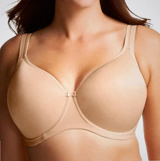 Goddess Elomi 1220 T-Shirt Bügel-BH Gemoldet Wattiert Gr.85E UK 38DD Beige