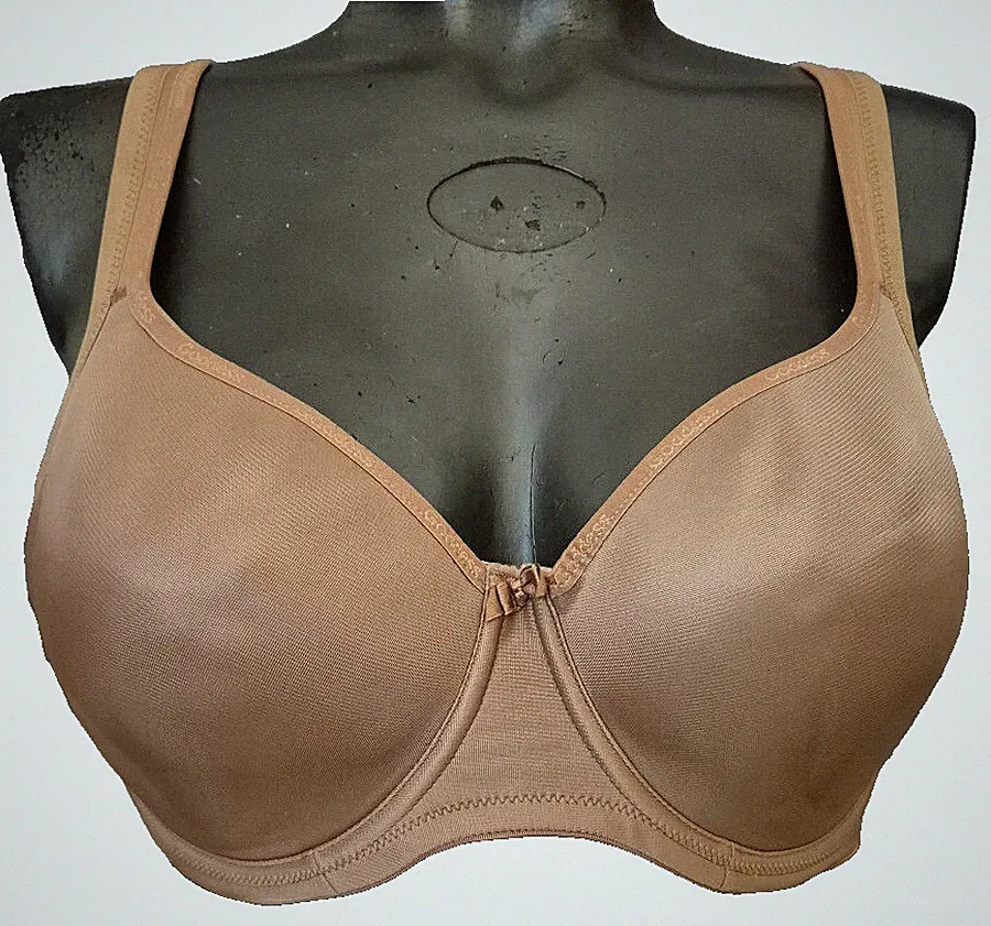 Goddess Elomi 1220 T-Shirt Bügel-BH Gemoldet Wattiert Gr.85E UK 38DD Coco braun