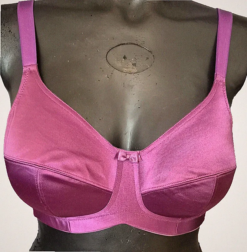 Goddess USA 4050 BH Satin Gr.70E UK 32DD vollschale BH ohne Bügel Lila