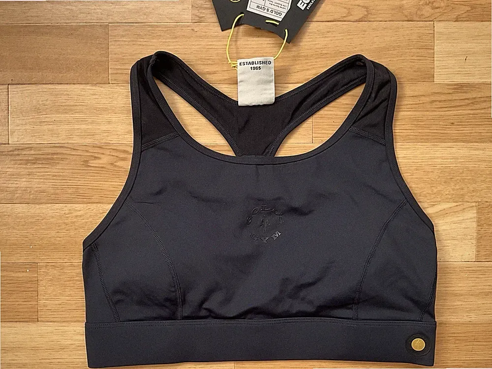 GOLD’S GYM Sport-BH Bustier Bra Nadia M schwarz (low support)