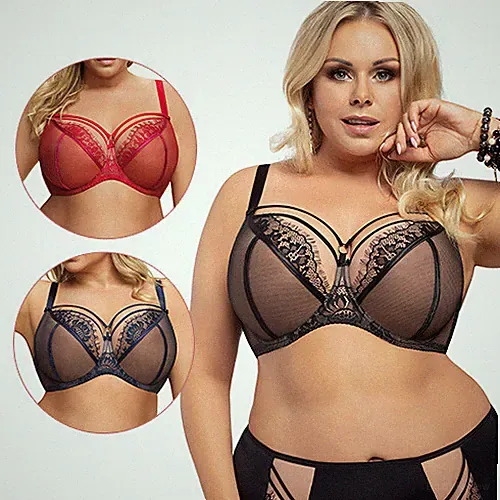 Gorsenia Damen Soft BH Softschale Bügel große Größen K496 Paradise