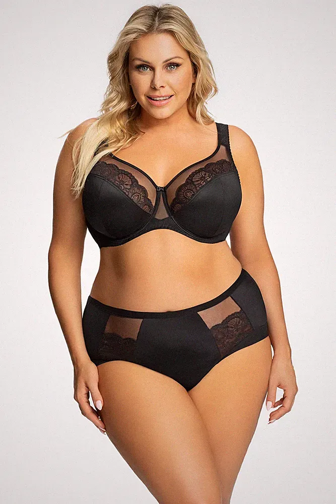 Gorsenia Lingerie Damen Soft Bügel BH Luisse Schwarz K441 NEU