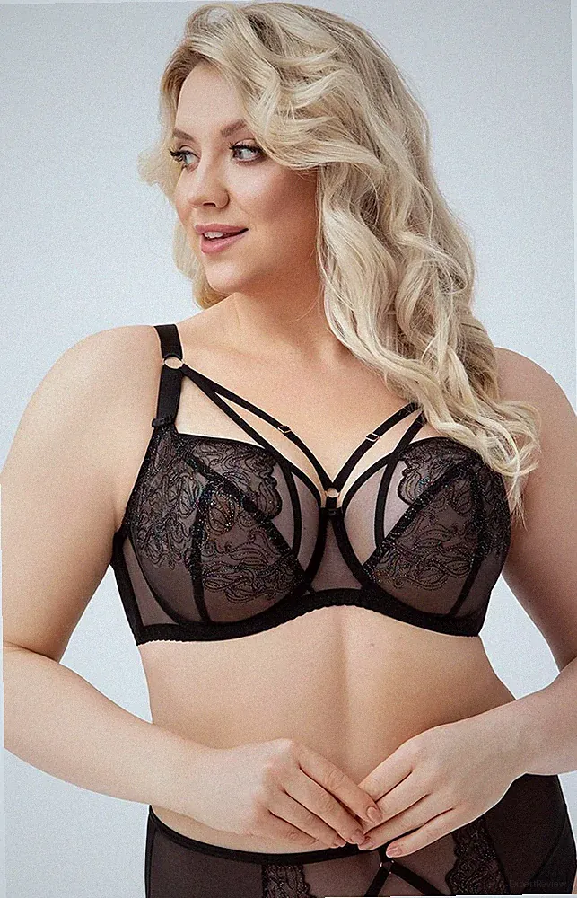 Gorsenia Lingerie Damen Soft Bügel BH Molly Schwarz Blumen K746 NEU