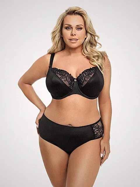 Gorsenia Lingerie Damen Soft Bügel BH Victoria K378 Schwarz NEU