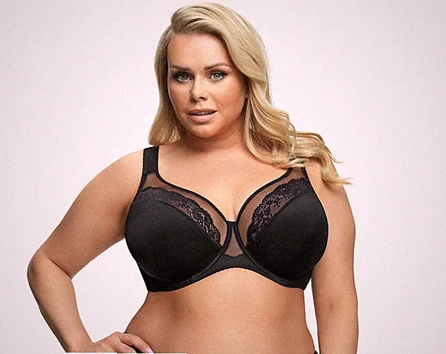 Gorsenia lingerie K441 Damen Soft-BH große Größen (made in EU) mit Wäschenetz