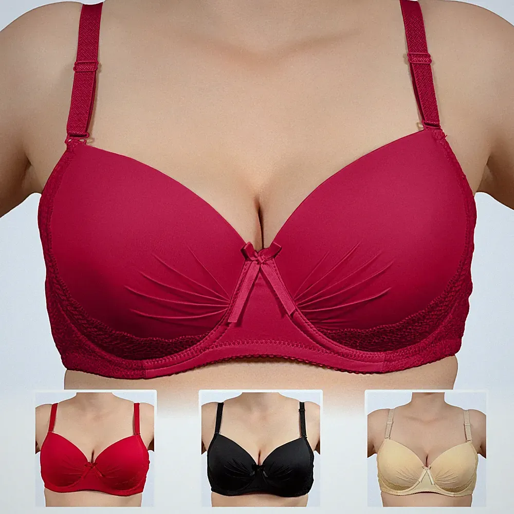 Große Größen BH E Cup Damen Push Up Spitze Gepolstert 95-110 Komfort BH Sexy