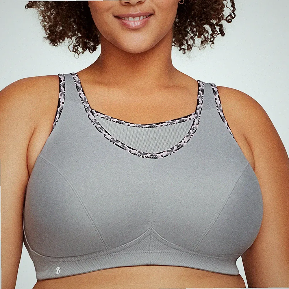 Große Größen Plusgröße Bustier SportBH mit bestem Halt ohne Bügel Nr. 1066, G...