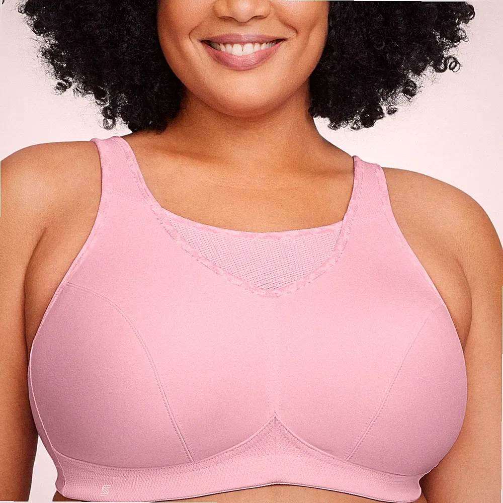 Große Größen Plusgröße Bustier SportBH mit bestem Halt ohne Bügel Nr. 1066, P...